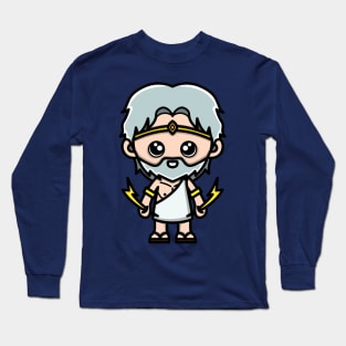 zeus cute cartoon Long Sleeve T-Shirt